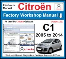 Citroen C1 Workshop Manual Download